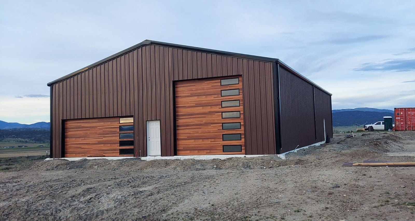 Red Iron Steel Buildings